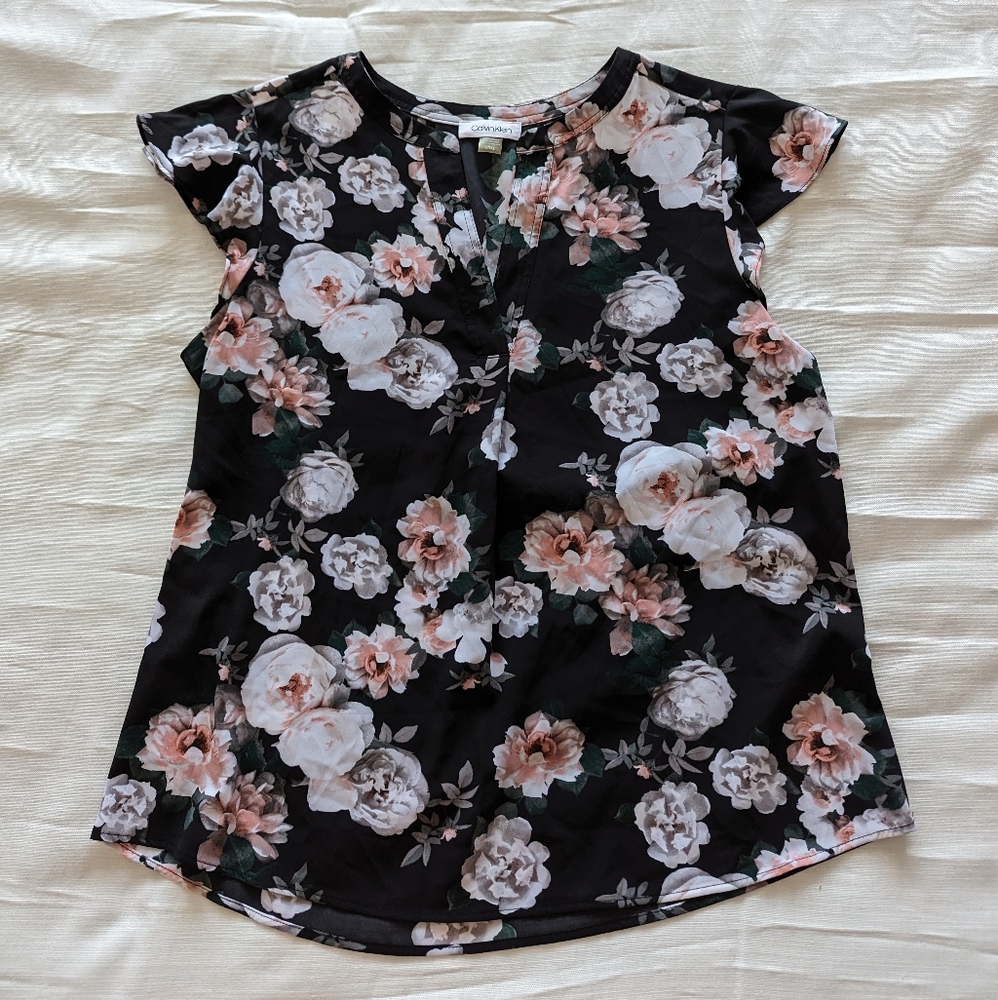 Calvin Klein floral top